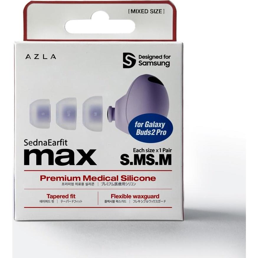 Puntas de Reemplazo AZLA SednaEarfit MAX para Galaxy Buds 2 Pro