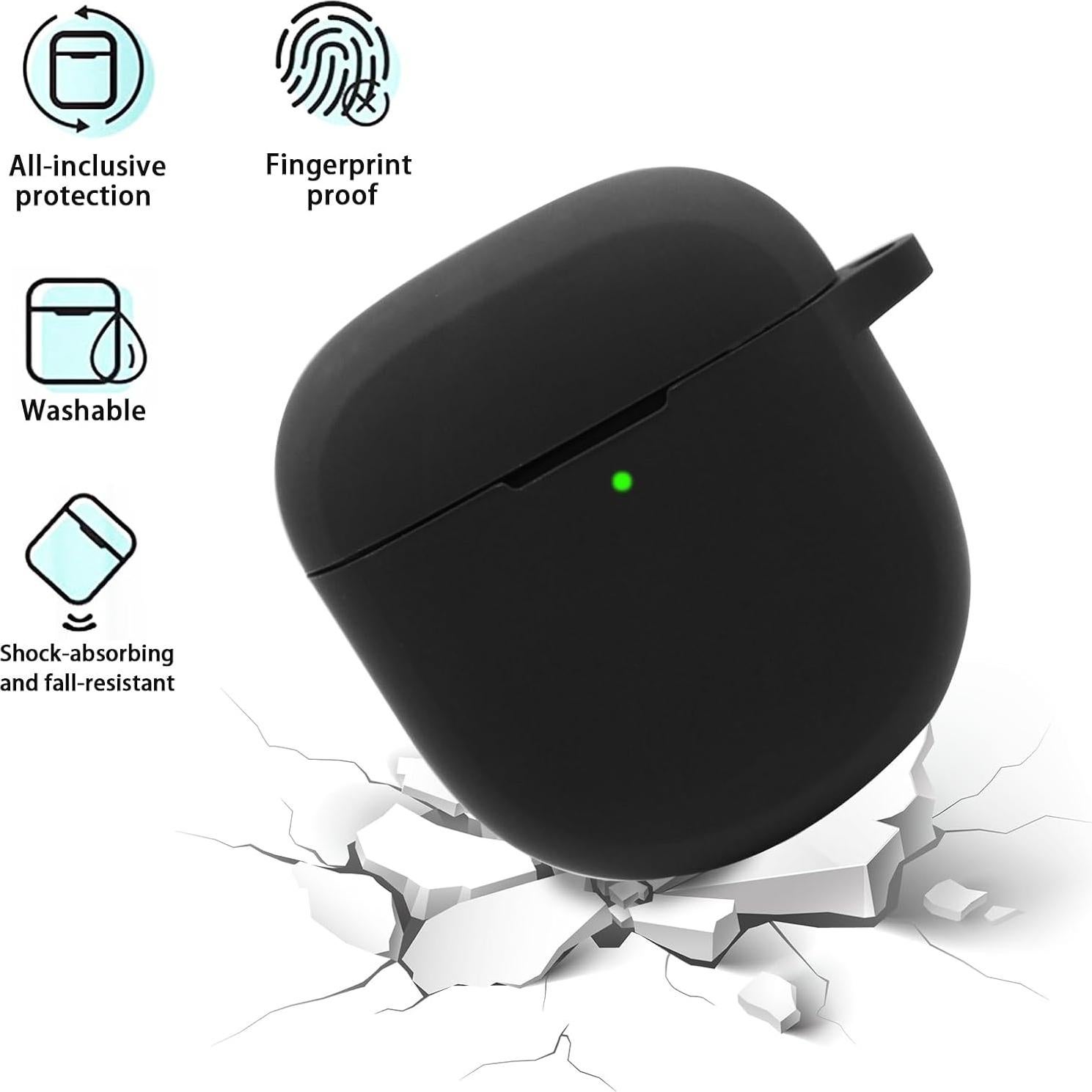 Funda de Silicona para QuietComfort Earbuds II Bose - Negro