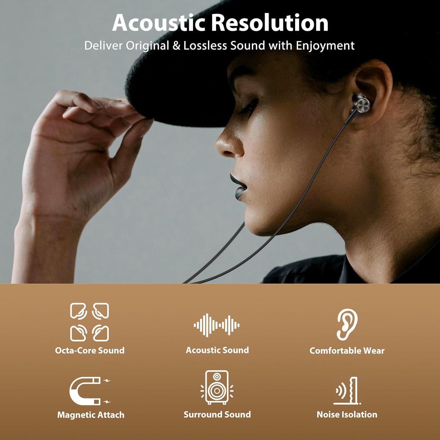 Auriculares USB C Jiunai con Micrófono y Control de Volumen