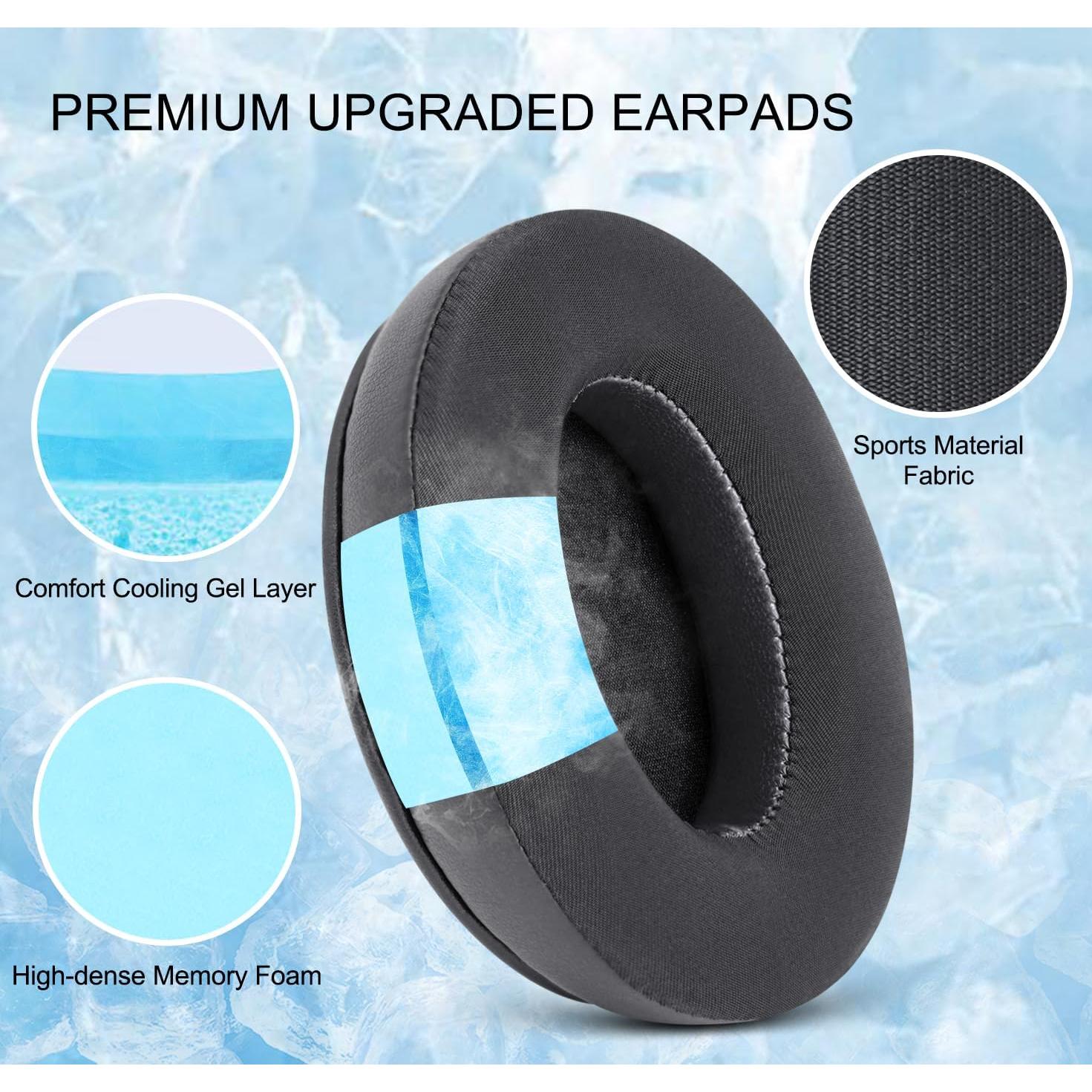 Cojines de Gel Refrigerante GVOEARS para Auriculares HyperX y más