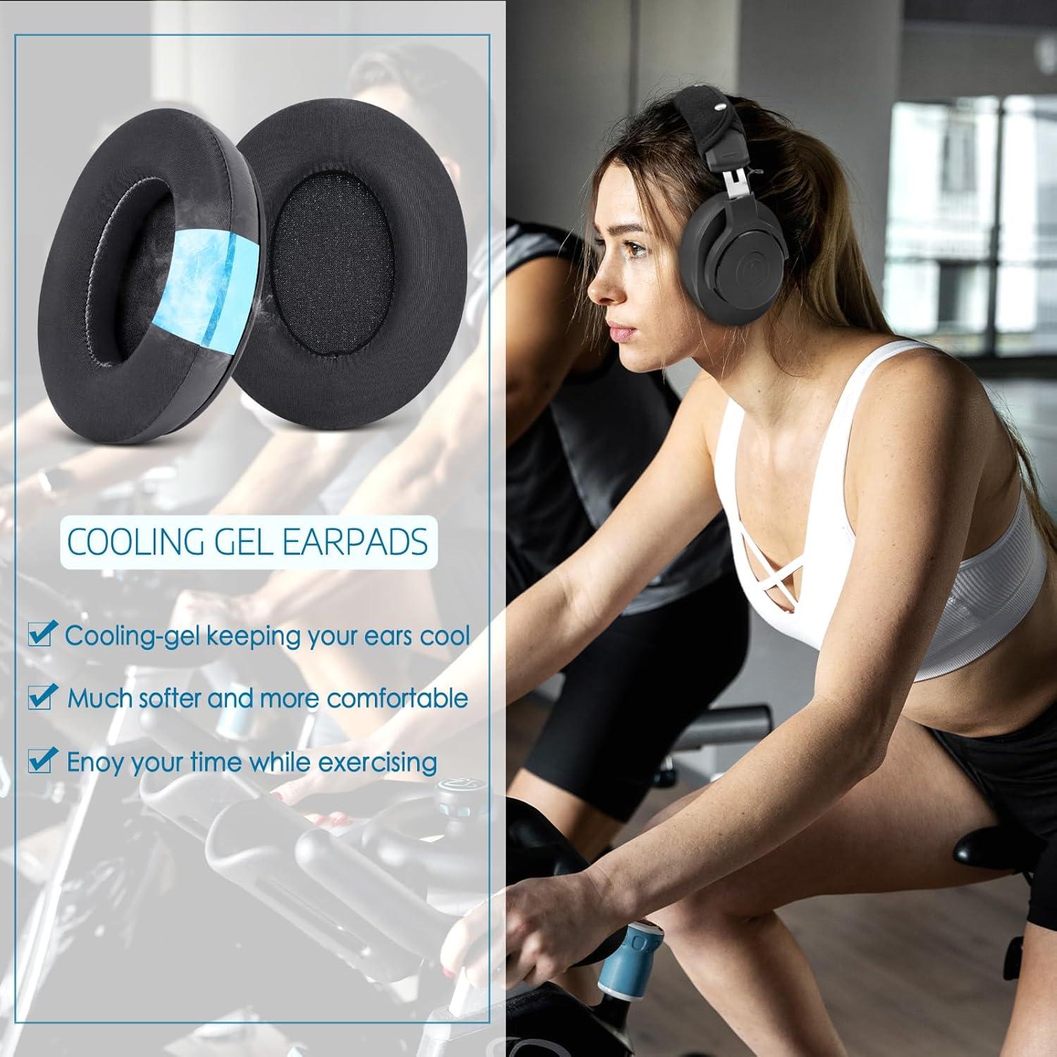 Cojines de Gel Refrigerante GVOEARS para Auriculares HyperX y más