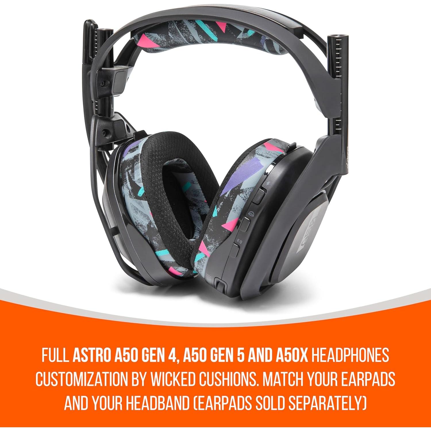 Diadema de Reemplazo WC BandZ A50 para Astro A50 Gen 4/5/A50X - Negro