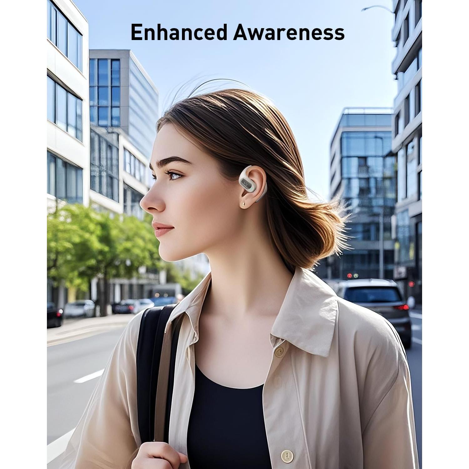 Auriculares Inalámbricos iWALK BTC006 Bluetooth 5.4 35h Beige