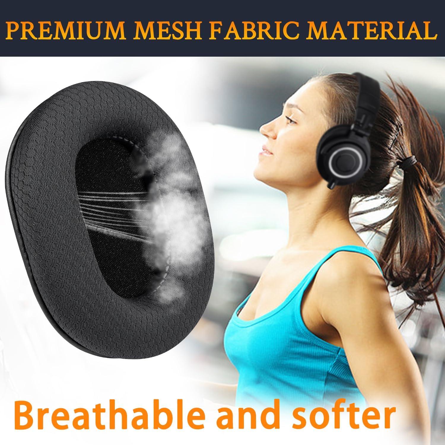 Almohadillas de Reemplazo SOULWIT para Auriculares Audio Technica M50X