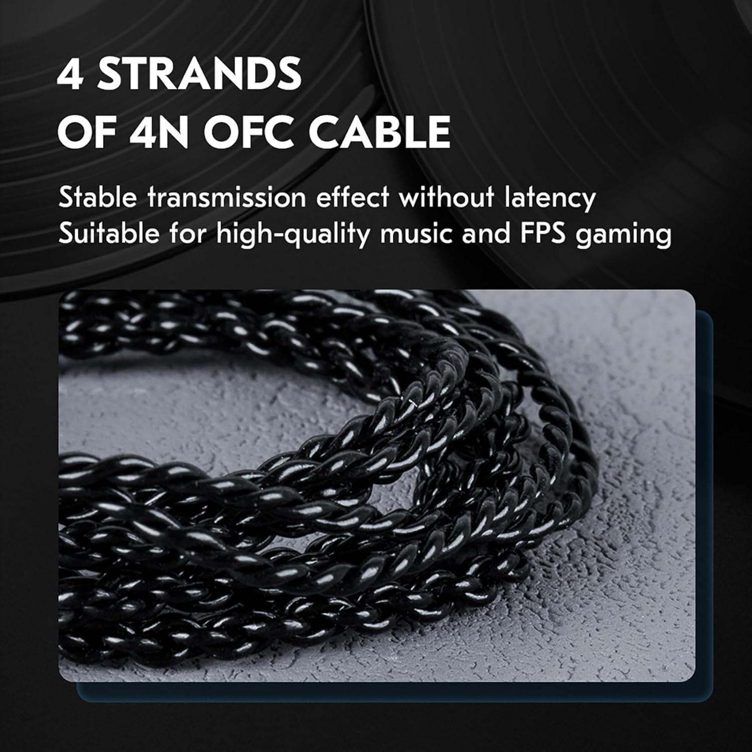 Auriculares In-Ear CCZ DC02 HiFi Estéreo con Cable Plata