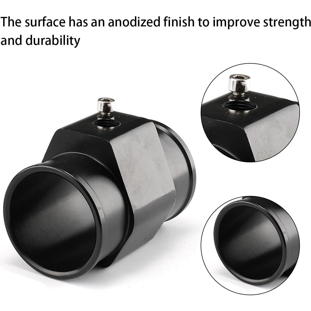 Adaptador de Manguera de Temperatura de Agua AICEL 32mm Negro