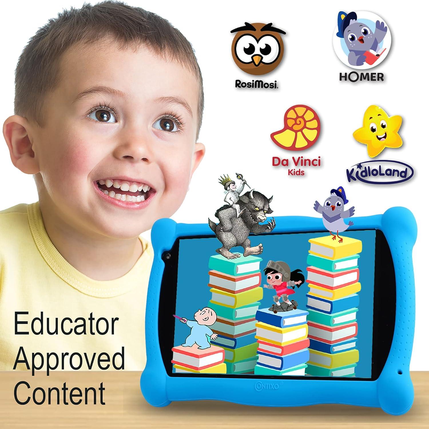 Tableta Contixo V10 7" HD para Niños - 32GB, Juegos y Cuentos