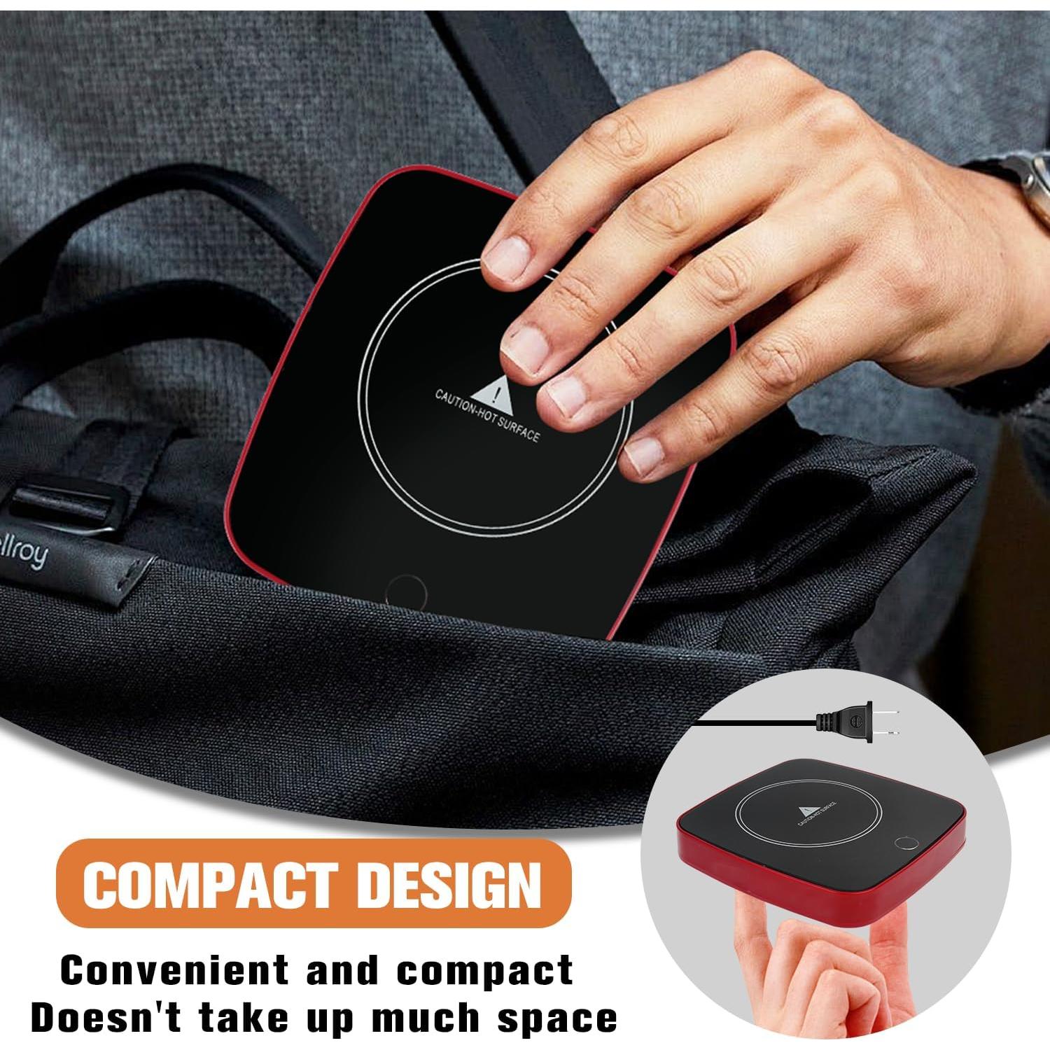 Calentador de Tazas CEEFFELIAN 16W con 3 Niveles de Temperatura