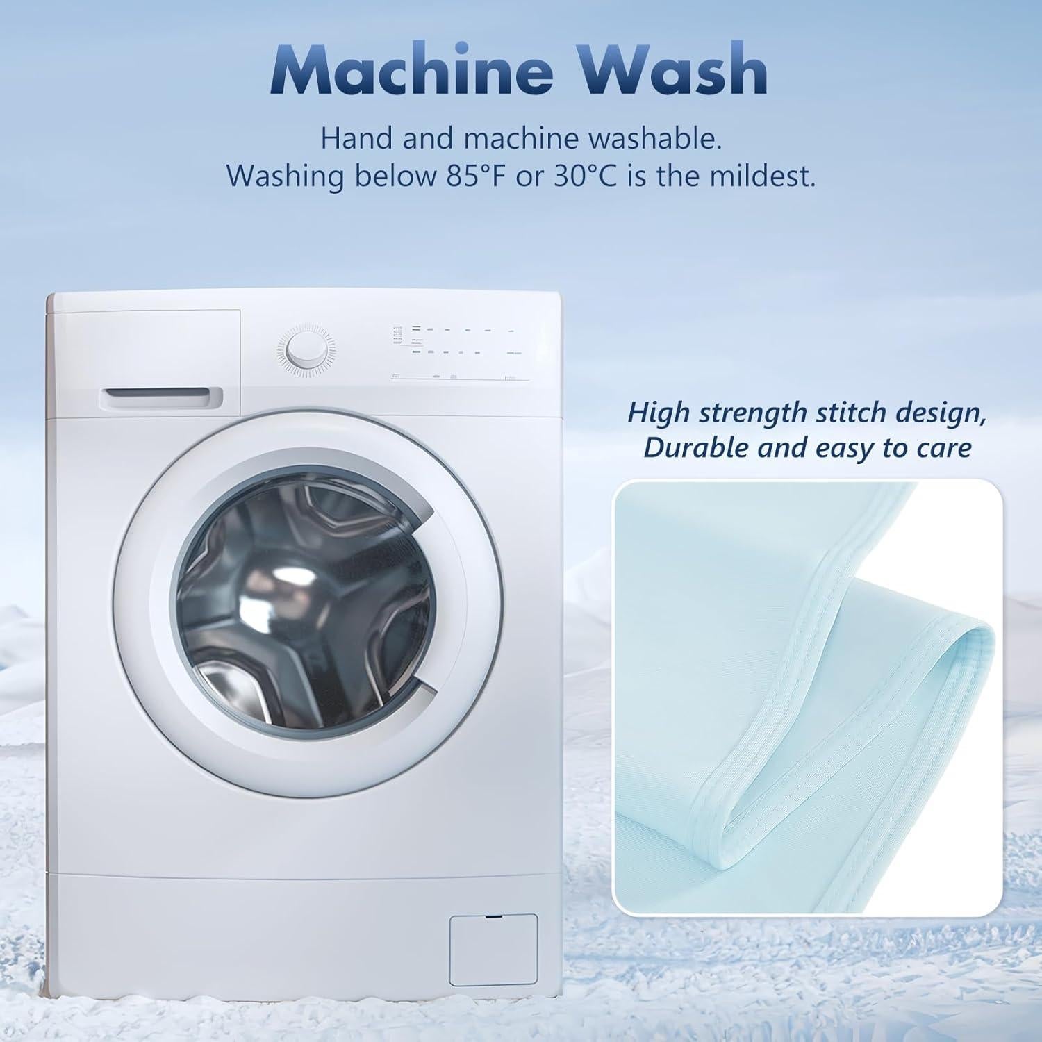 Manta Refrigerante Individual GOHERO Azul 152x229 cm Verano