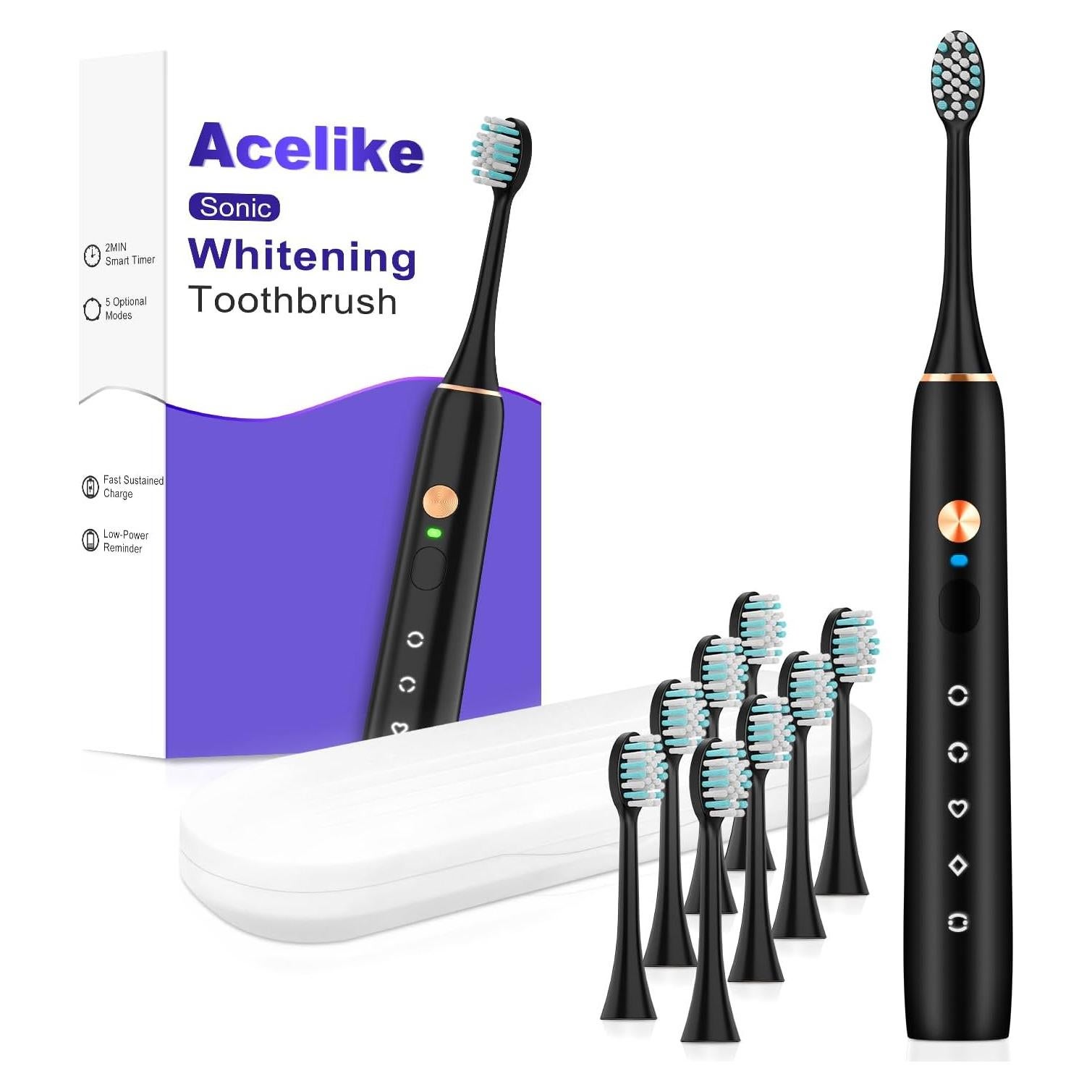 Cepillo de dientes eléctrico Acelike 201 blanqueador recargable