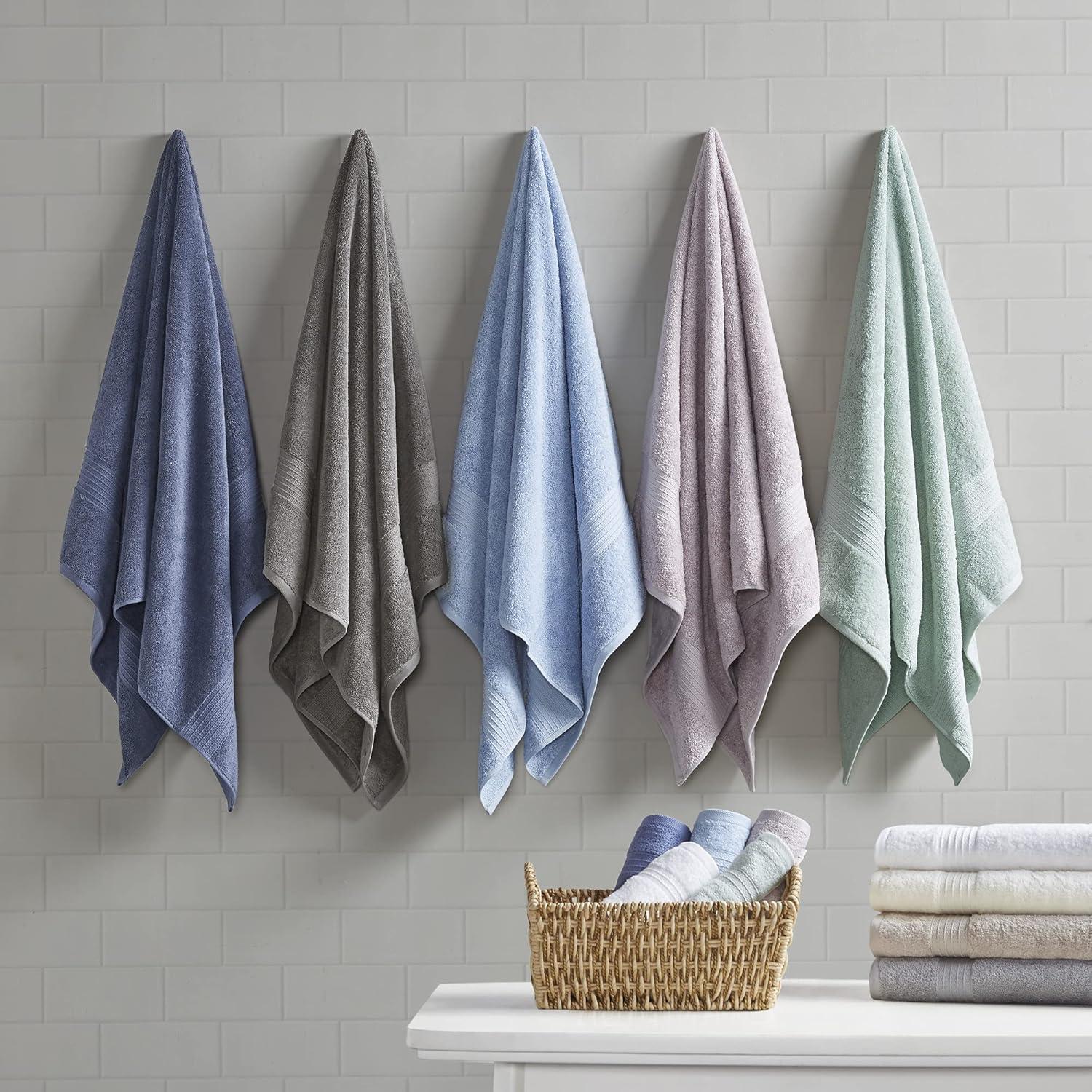 Conjunto de Toallas de Baño Madison Park 6 Piezas Algodón Orgánico