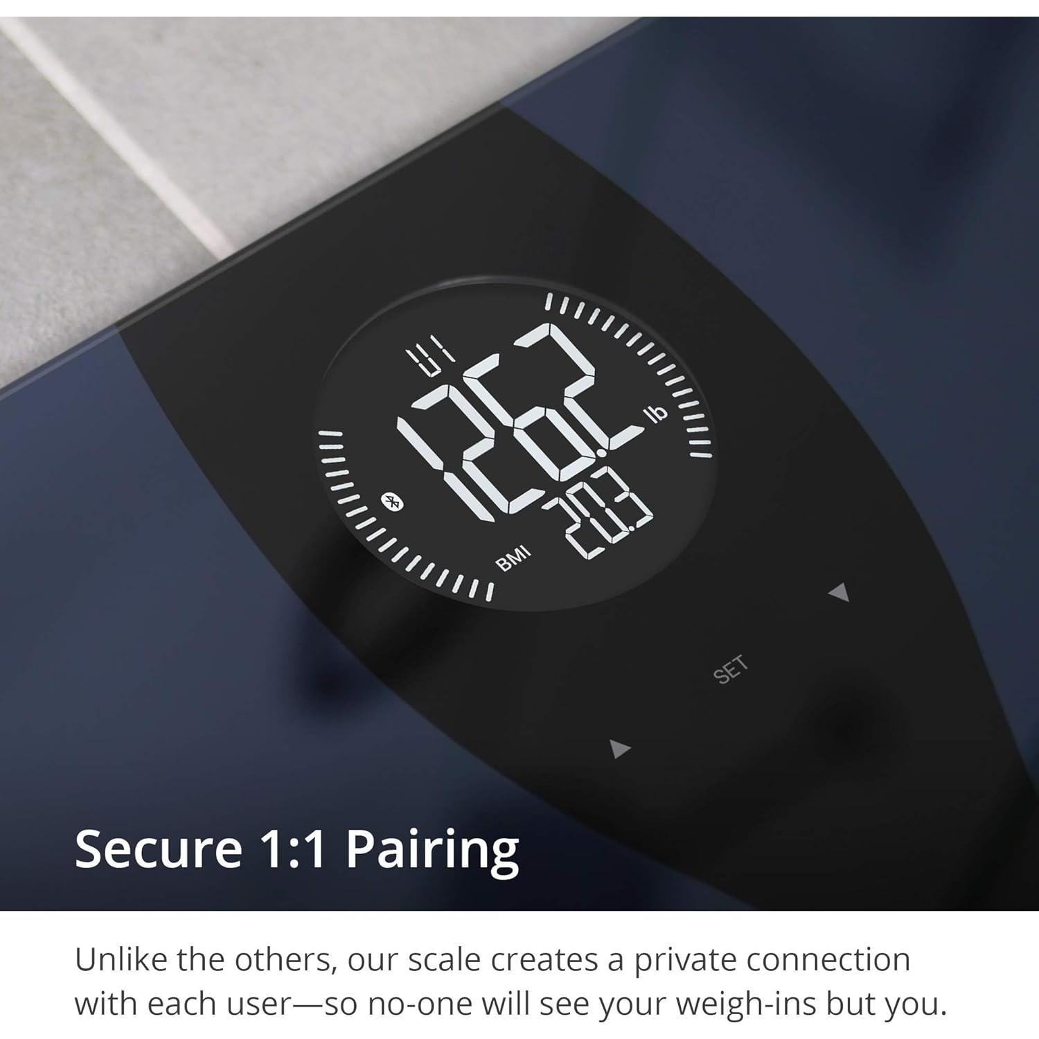 Báscula Digital Inteligente Greater Goods Bluetooth 36.3x34.6cm