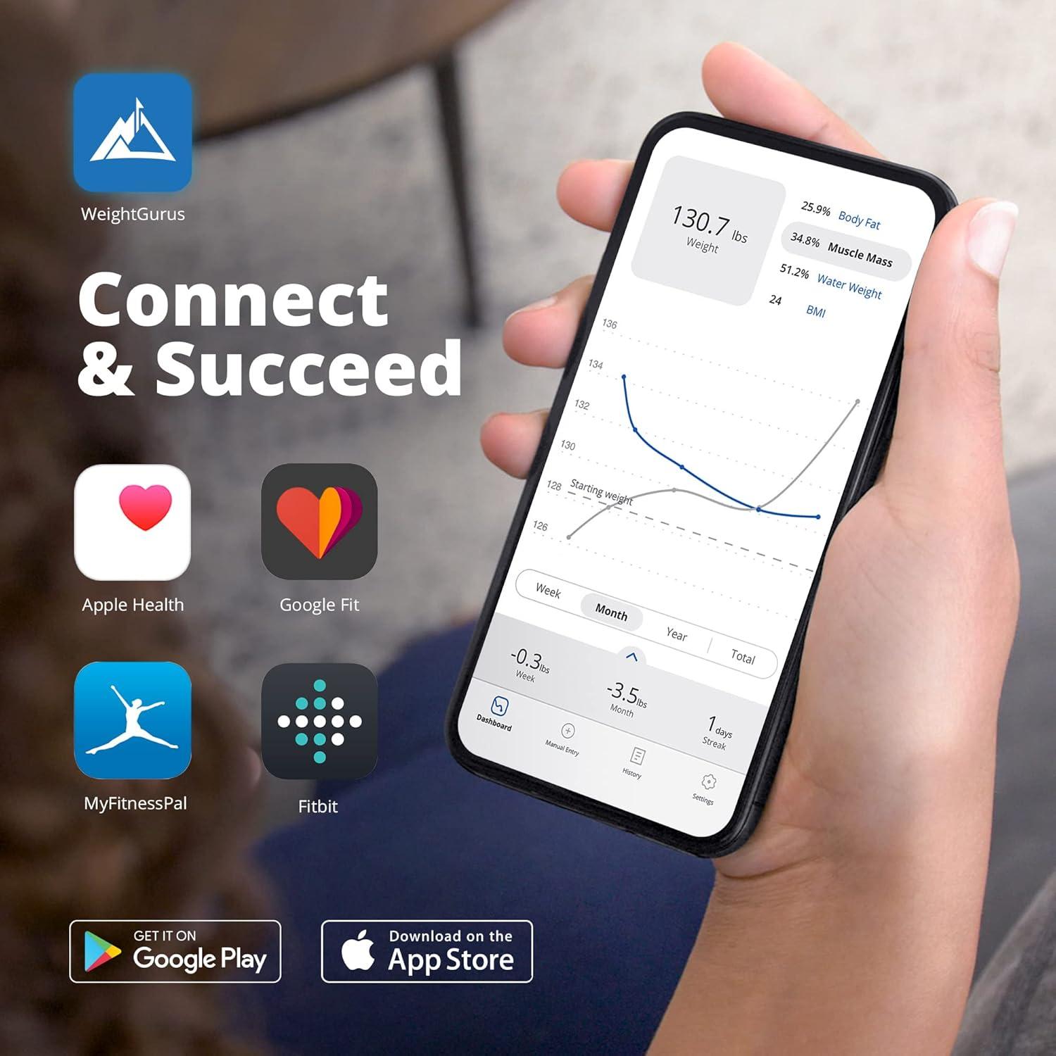 Báscula Digital Inteligente Greater Goods Bluetooth 36.3x34.6cm