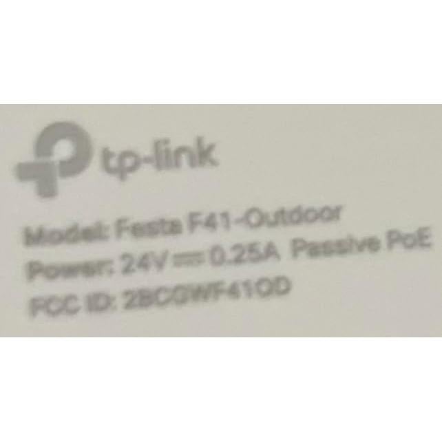 Punto de Acceso Inalámbrico TP-Link Festa F41 Exterior 300Mbps
