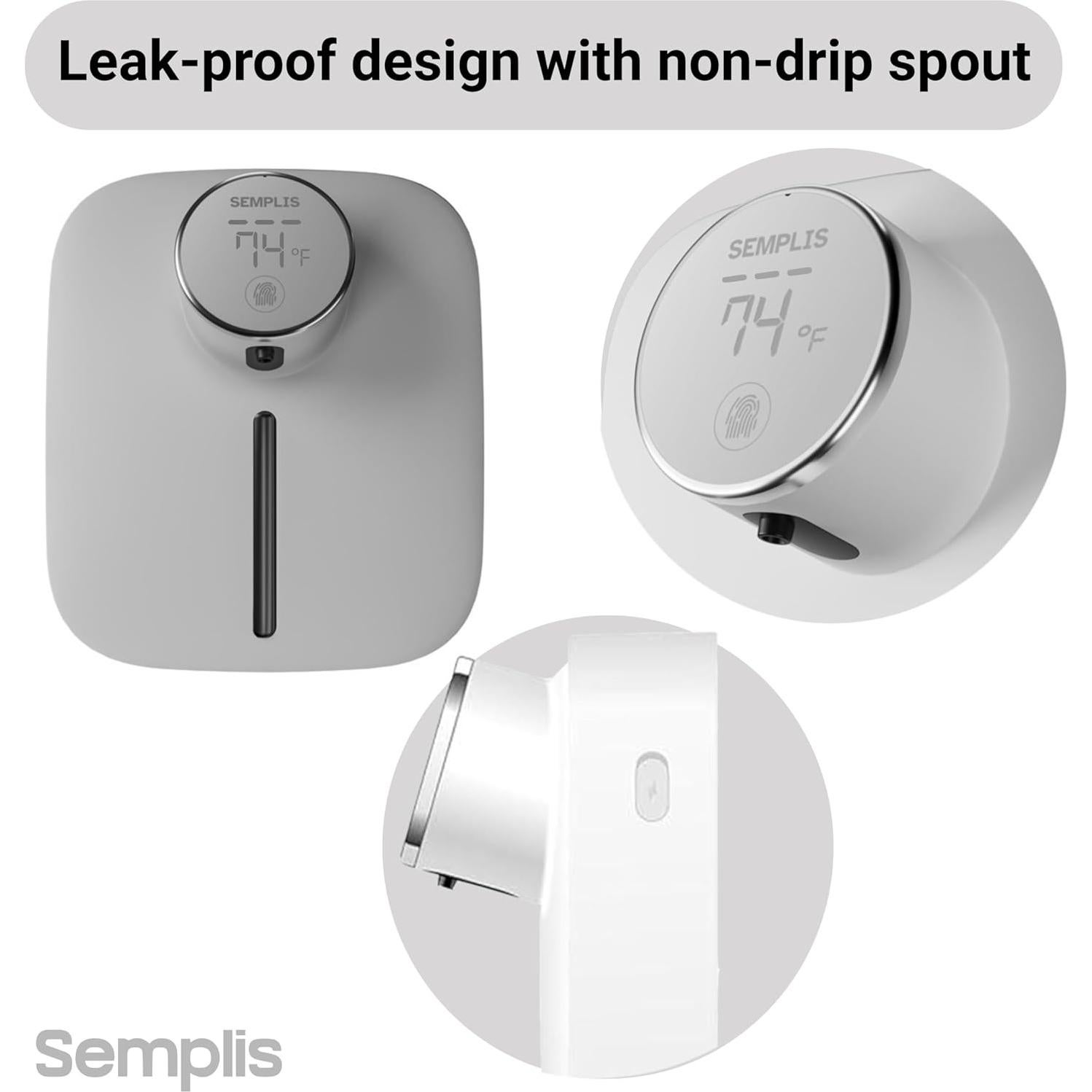 Dispensador Automático de Jabón Espumoso SEMPLIS 320 ml