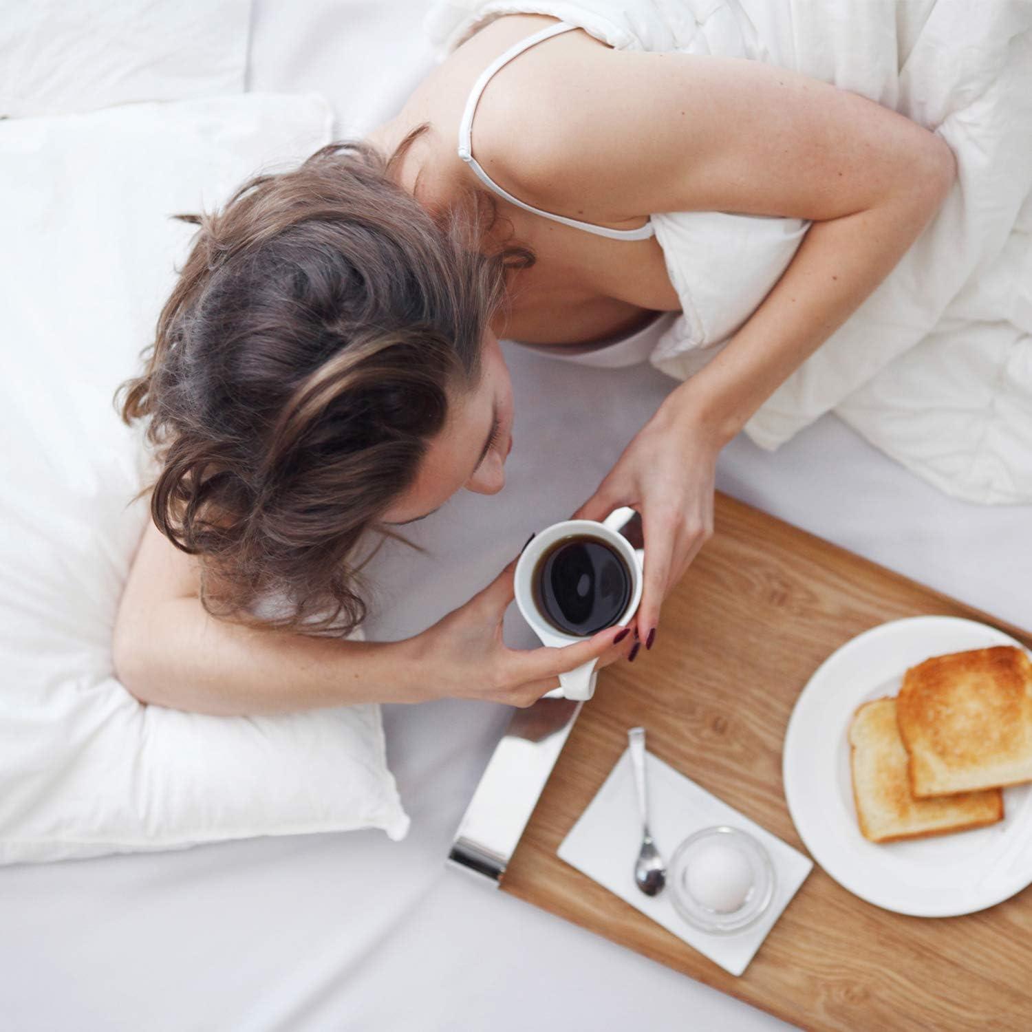 Juego de Sábanas de Lujo BYSURE 4 Piezas Individual Gris Claro