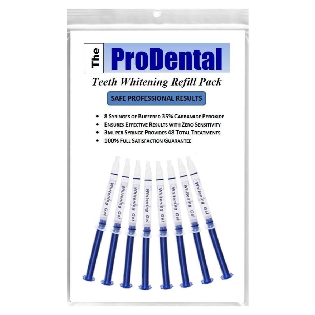 Gel Blanqueador Dental ProDental 8 Jeringas 35% Peróxido