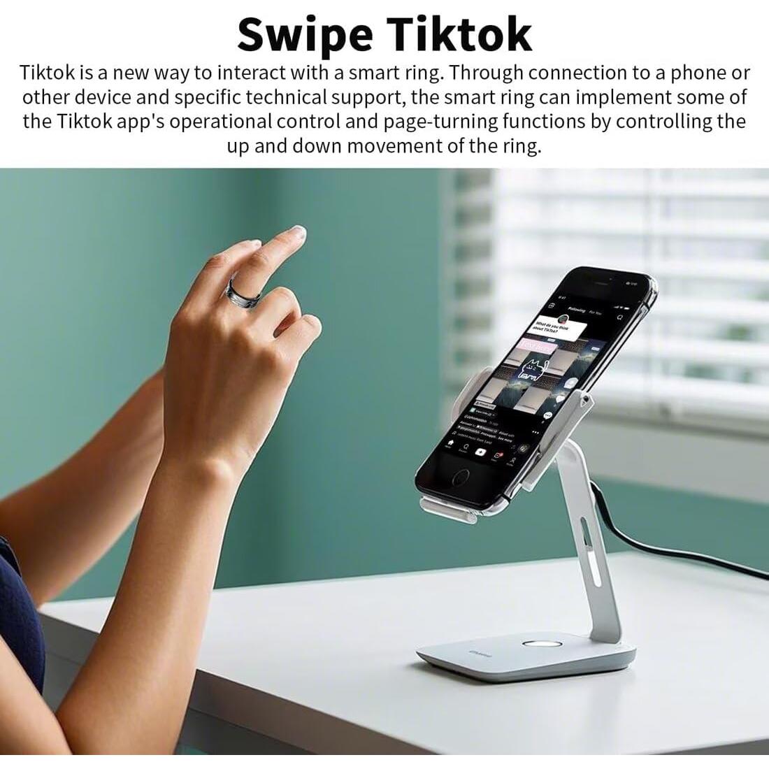 Anillo Inteligente Maibloln PX03 Negro - Salud y Fitness 5ATM