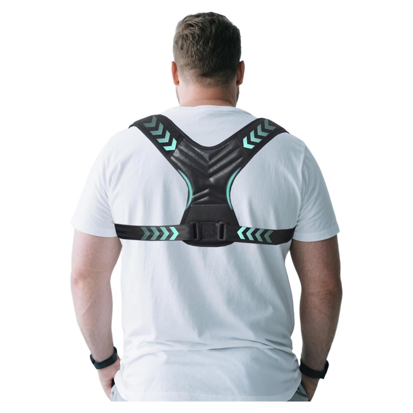 Faja Correctora de Postura King Mills XL a XXXL - Negro