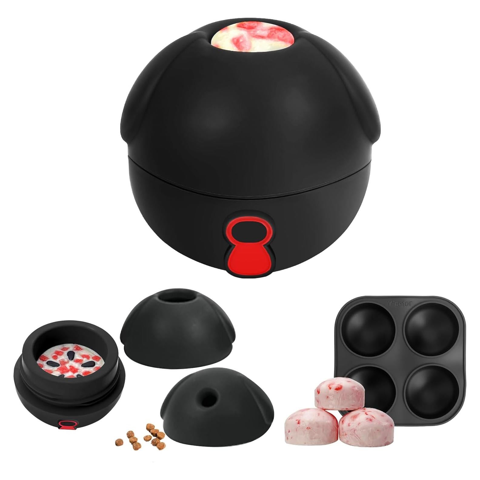 Juguete para Perros Yipetor 3 en 1 - Dispensador de Golosinas y Plato de Lamer