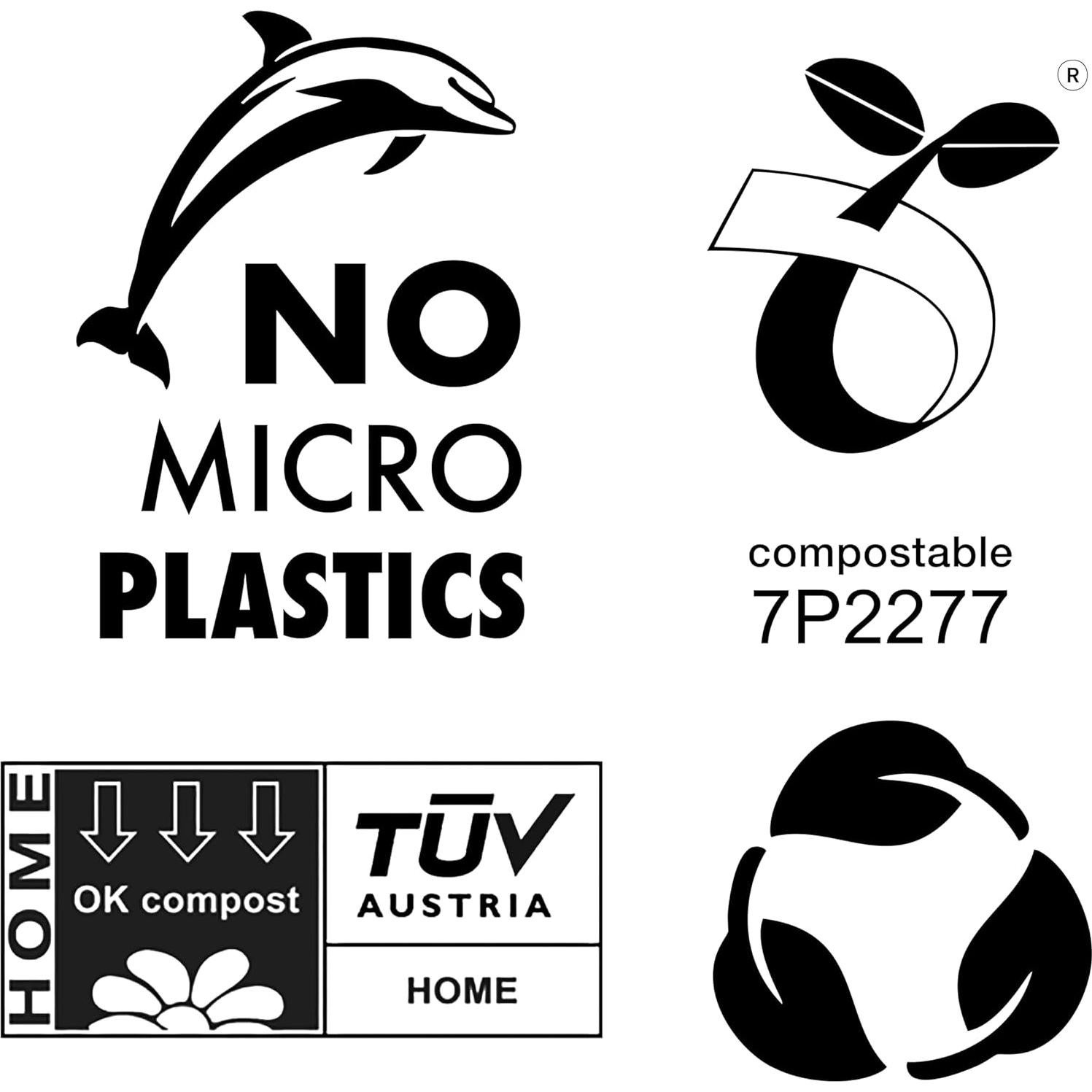 Bolsas Compostables Perro y Mariposa 270 Unidades 100% Sin Plástico