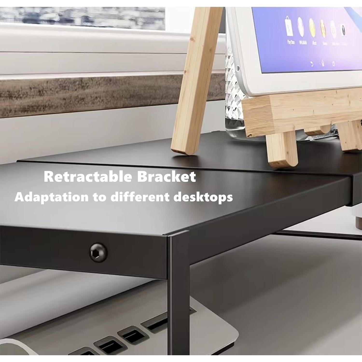 Soporte de Monitor Ajustable PHAETHORNIS GUY Negro 1.11kg