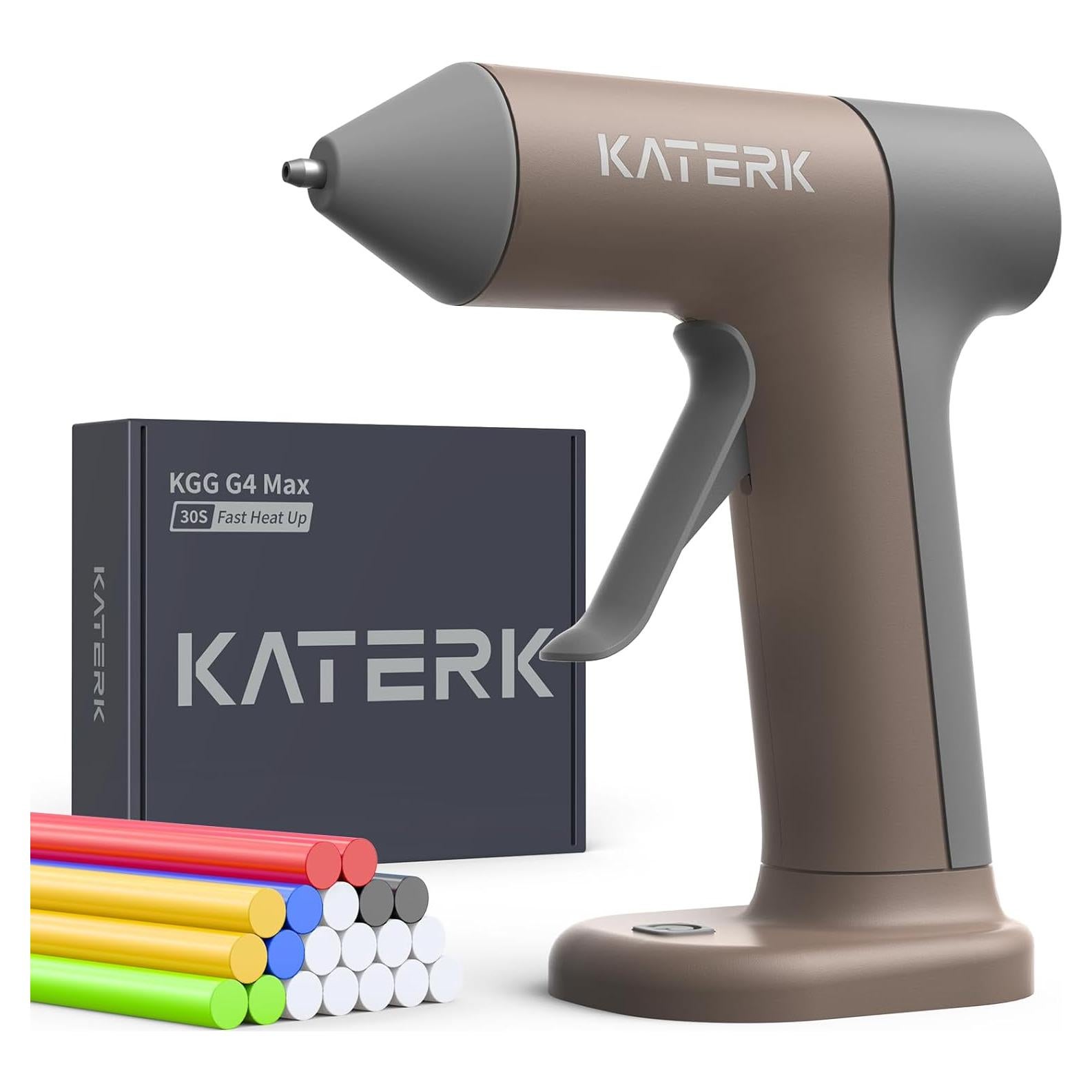 Pistola de Pegamento Caliente Inalámbrica Katerk 2500mAh 30s