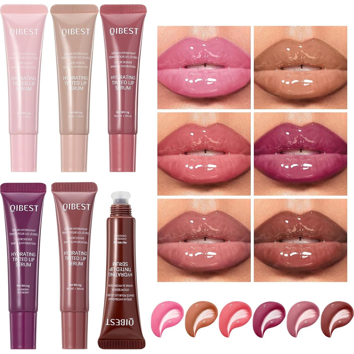 Suero de Labios Tinteado BAISEN DIARY 17.8g Hidratante Brillo