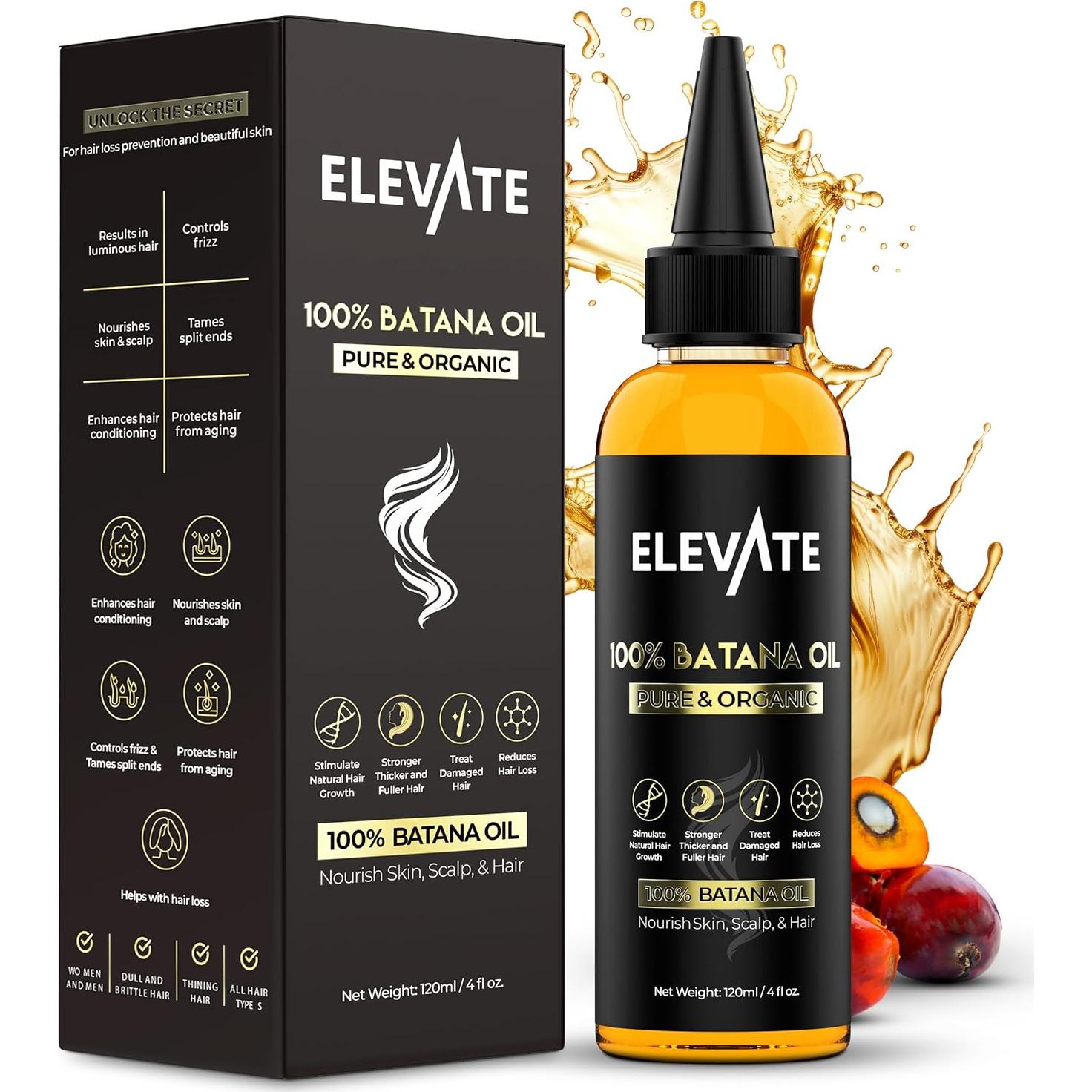 Aceite de Batana Elevate 118ml - 100% Puro y Natural