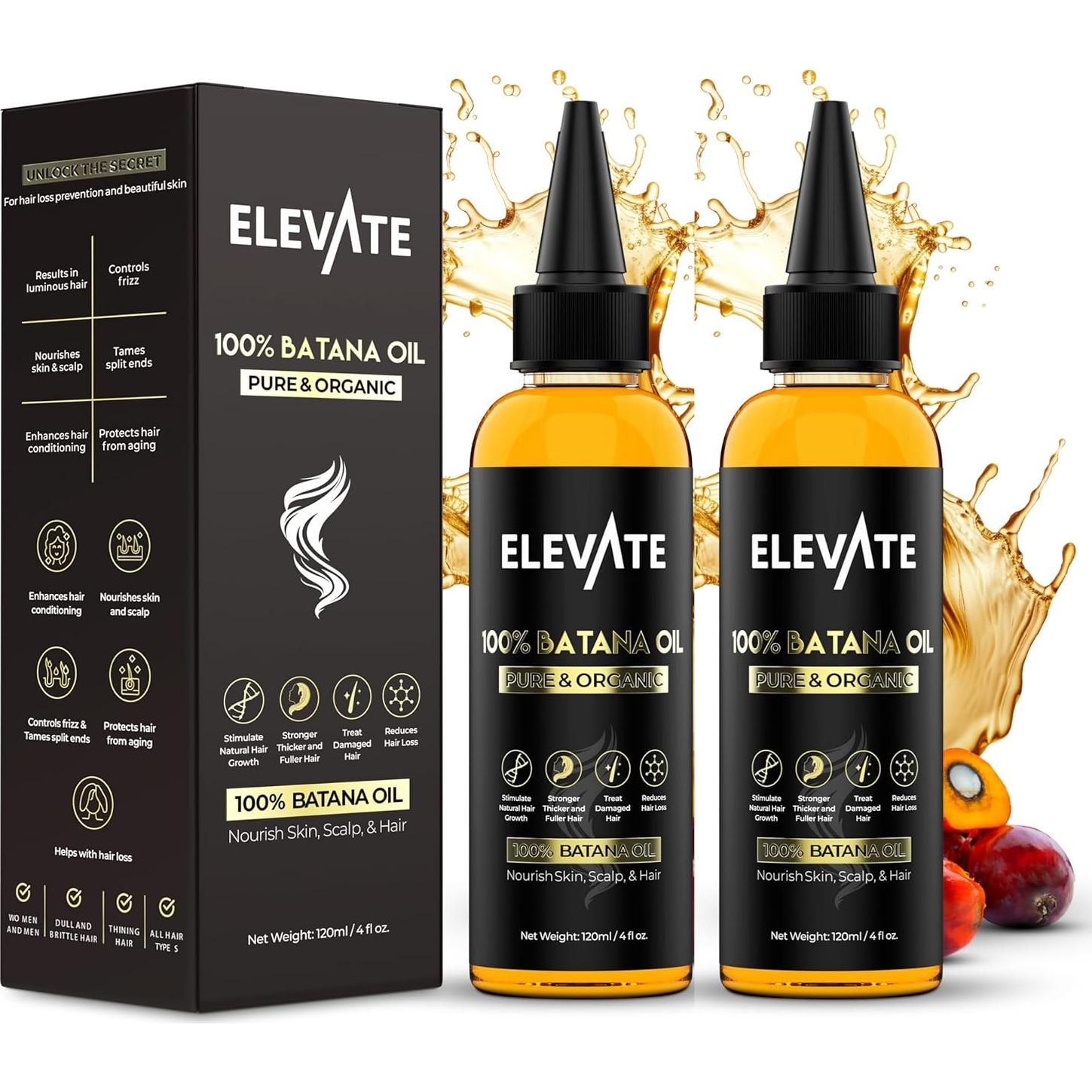 Aceite de Batana Elevate 118ml - 100% Puro y Natural