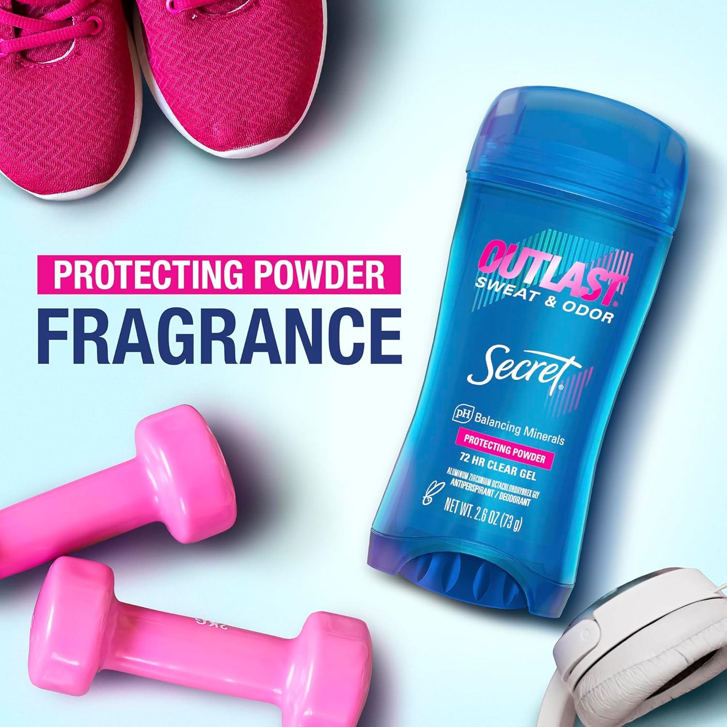 Desodorante Antitranspirante Secret 74.9 g Aroma Polvo Protector