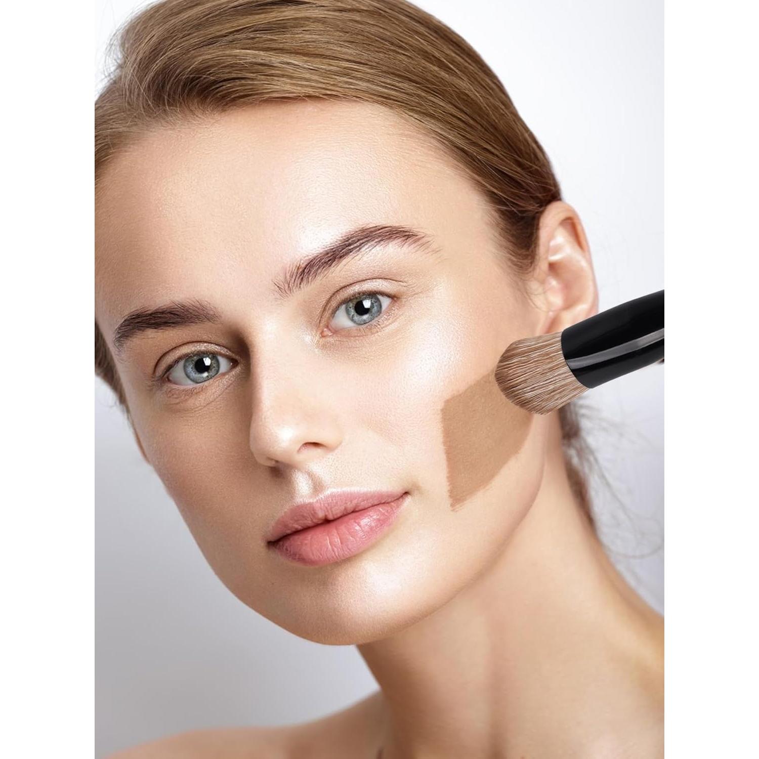 Juego de Brochas de Maquillaje MAANGE 4 Pcs Alta Calidad