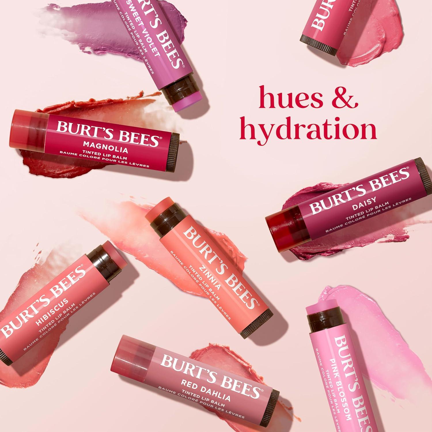 Bálsamo Labial Tinte Burt's Bees Rosa 2 en 1 Hidratante