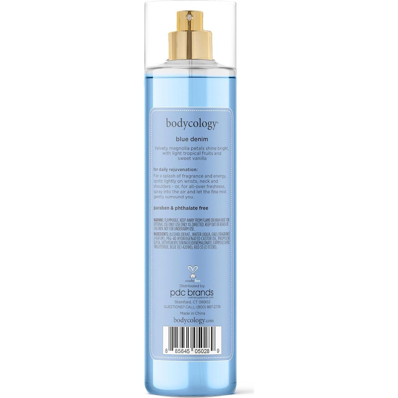 Bruma Corporal Bodycology Denim Azul 236 ml - Pack 2