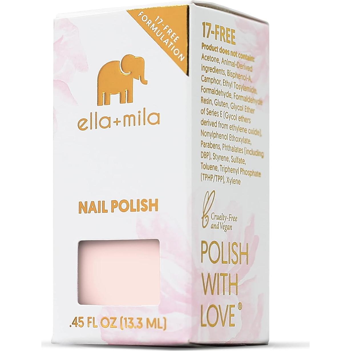 Esmalte de Uñas Profesional ella+mila Rosa Pálido 13.3 ml