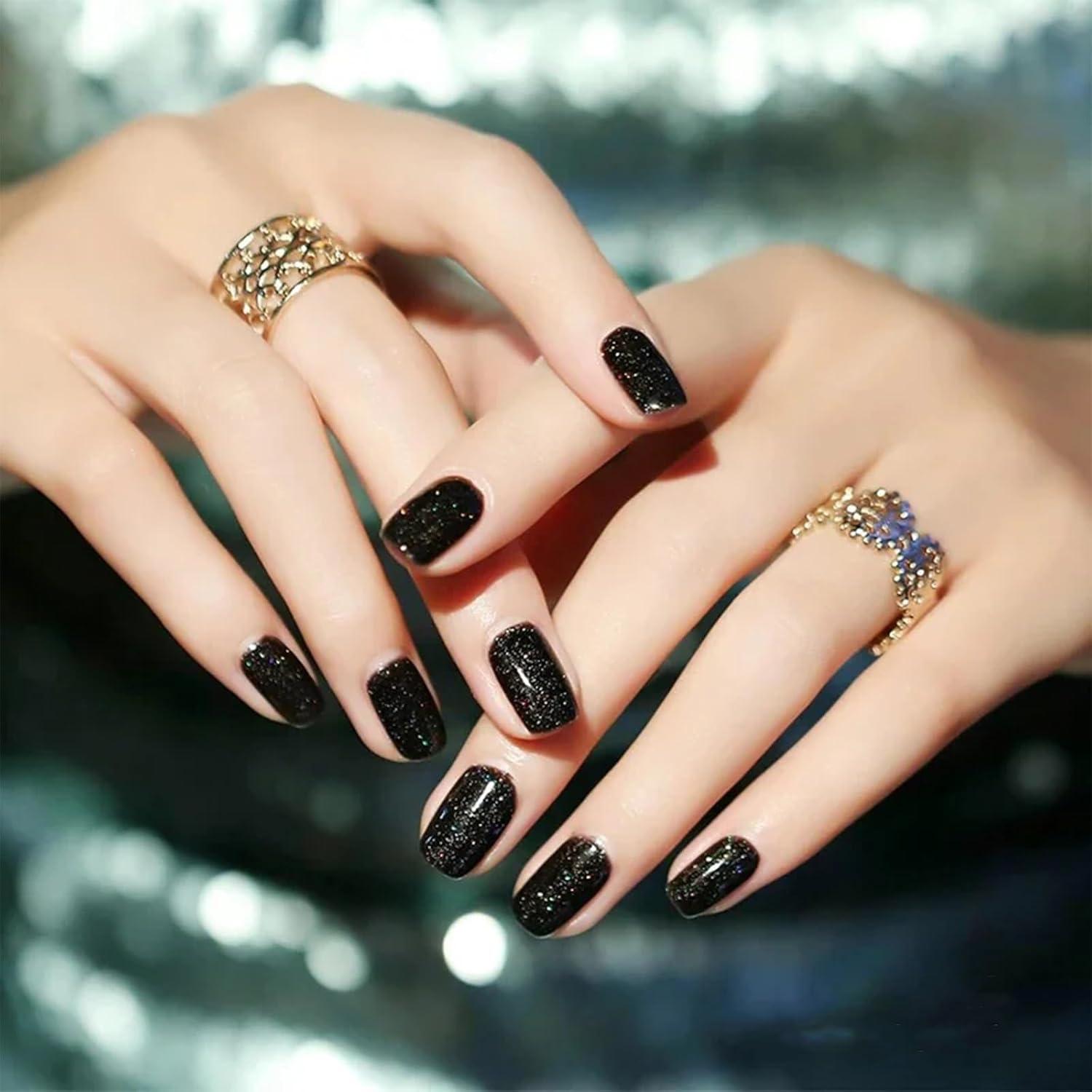 Esmalte de Uñas COSMOO Negro Brillante 12ml Vegano Secado Rápido