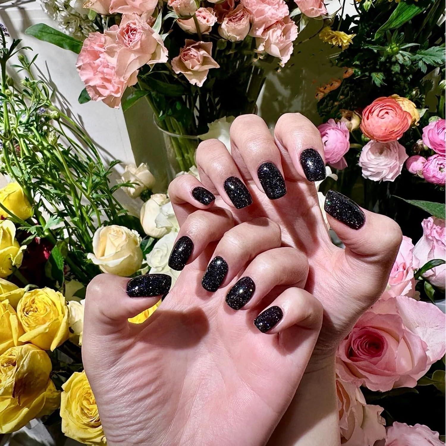 Esmalte de Uñas COSMOO Negro Brillante 12ml Vegano Secado Rápido