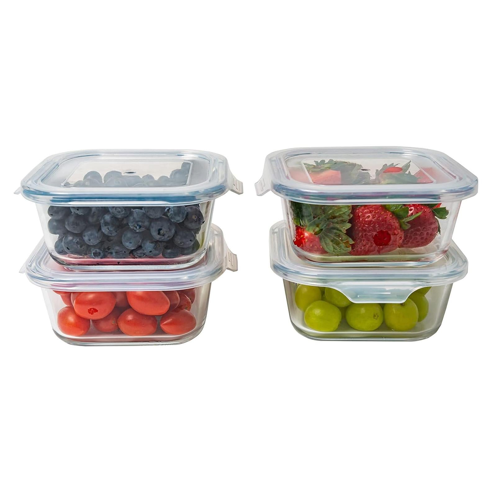 Contenedores de Almacenamiento de Vidrio Bonita Home 0.52L