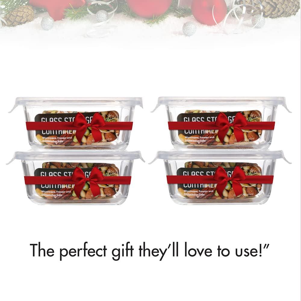 Contenedores de Almacenamiento de Vidrio Bonita Home 0.52L