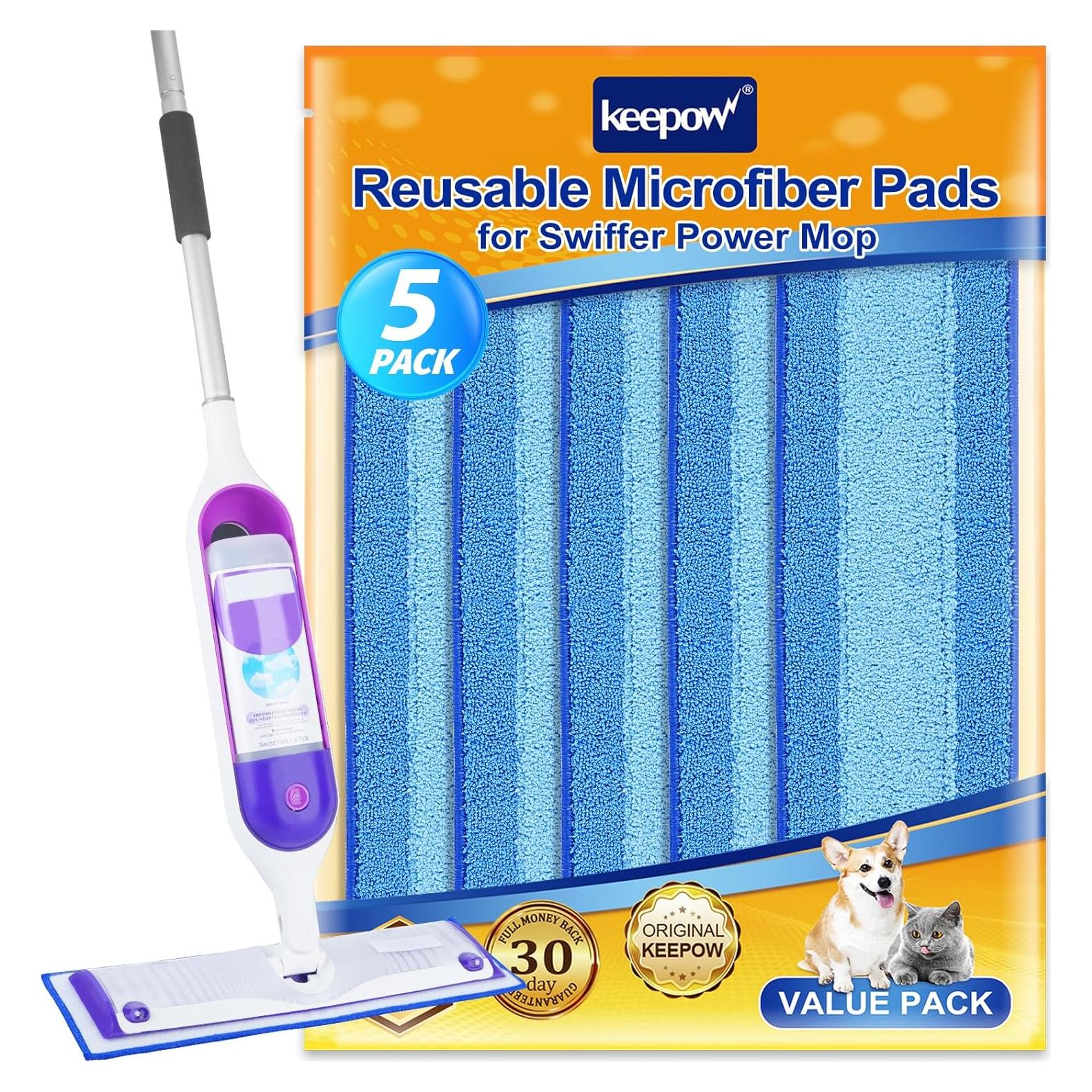 Paños de Mopa Reutilizables KEEPOW 5 Unidades 33-38 cm