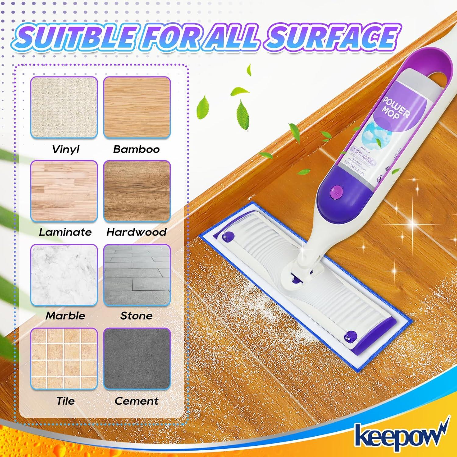 Paños de Mopa Reutilizables KEEPOW 5 Unidades 33-38 cm