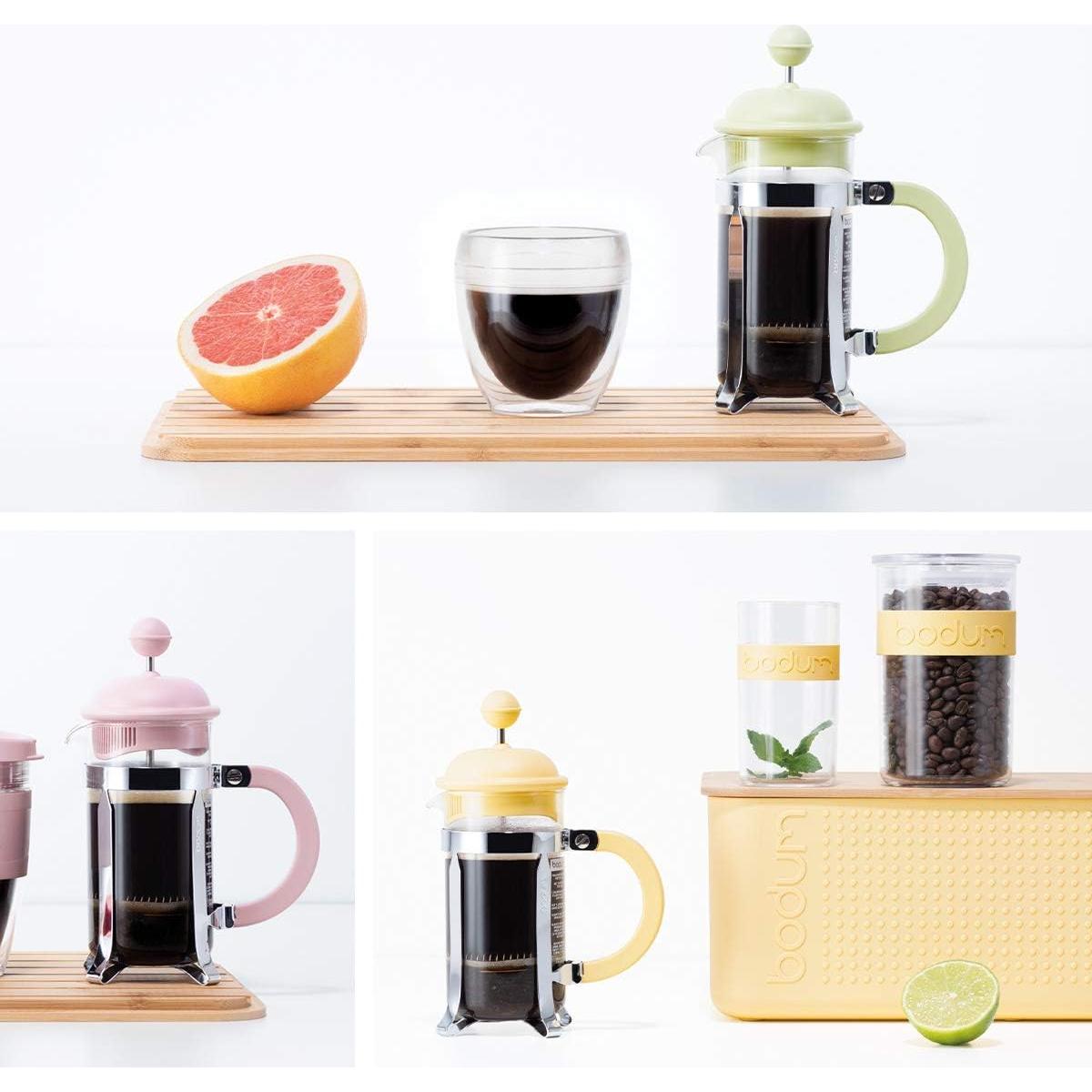 Cafetera Prensa Francesa Bodum CAFFETTIERA 3 Tazas 0.35L Blanca