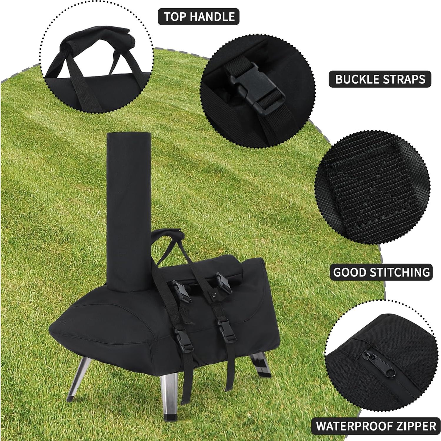 Cubierta Impermeable JIESUO para Horno de Pizza Ooni Karu 12