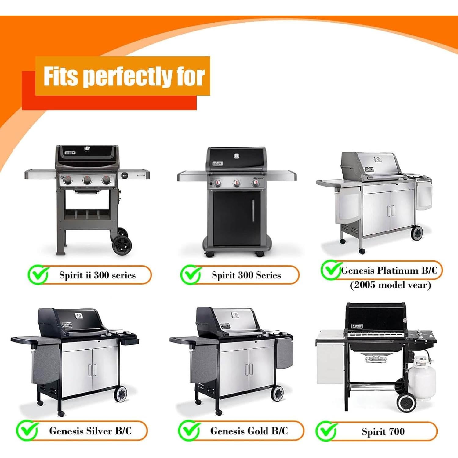 Plancha de Hierro Fundido GRISUN para Parrillas Weber 43.9x30.5cm