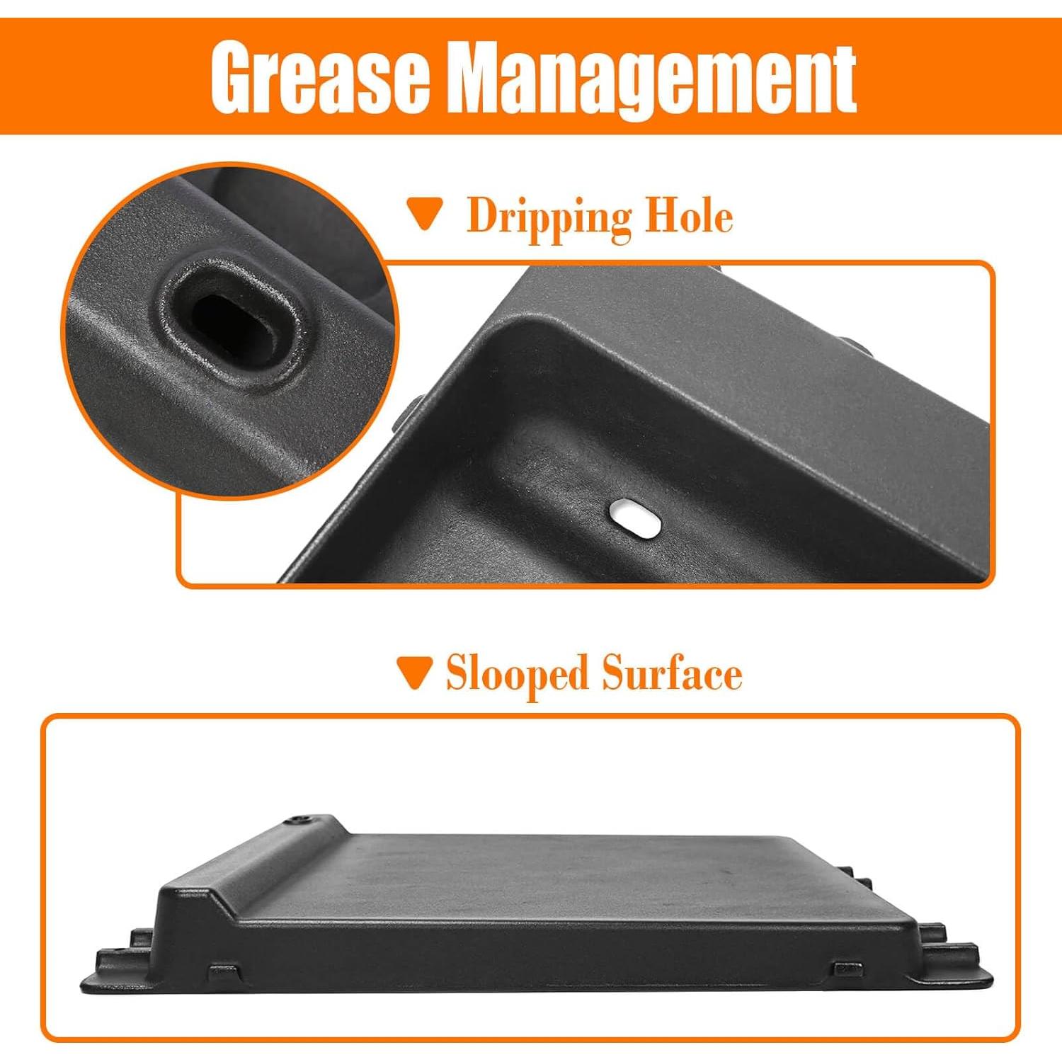 Plancha de Hierro Fundido GRISUN para Parrillas Weber 43.9x30.5cm