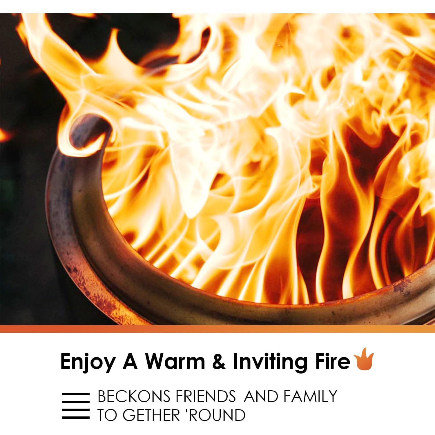 Hoguera Sin Humo GREENVINES 38 cm Acero Inoxidable Portátil