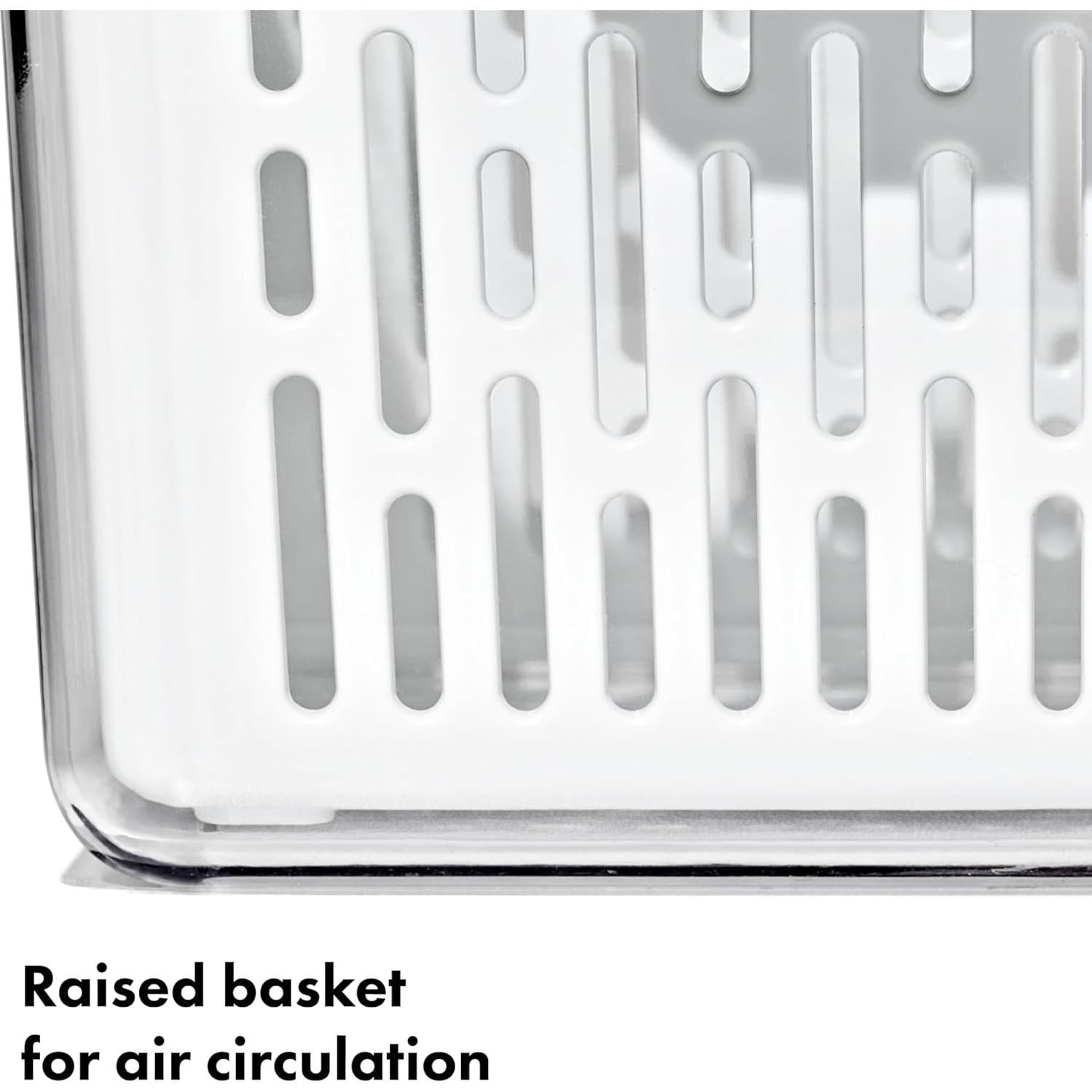 Contenedor Mediano OXO Good Grips - 35.1x18.9x11.8 cm, Blanco