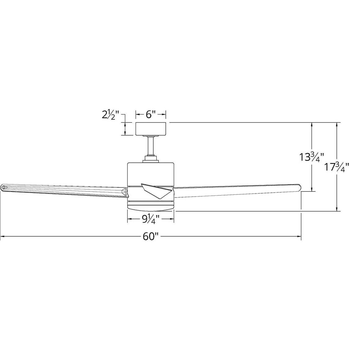 Ventilador de Techo Modern Forms FR-W1815-60L27GHWG 60" Grafito