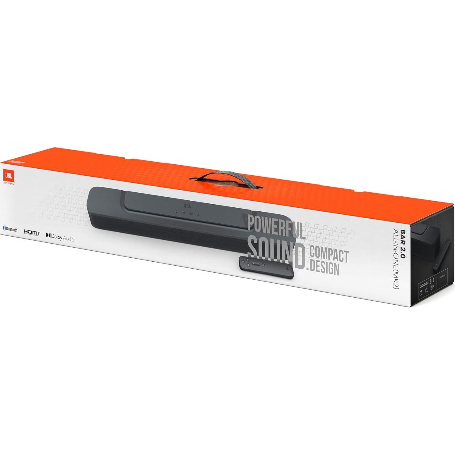 Barra de Sonido JBL Bar 2.0 All-in-One MK2 2 Canales Dolby Digital