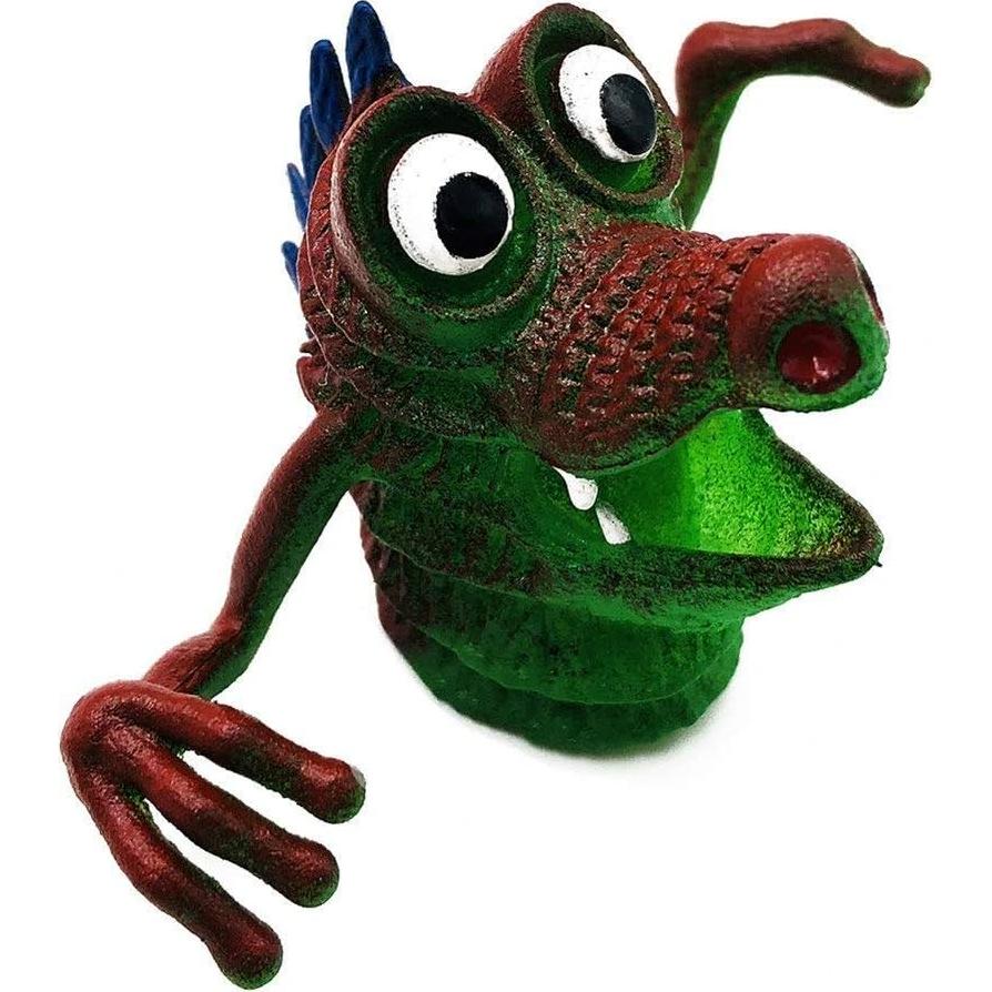 Títeres de dedo de silicona Lynkaye - 5 piezas de animales